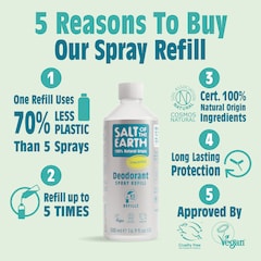 Image 2 for - Unscented Deodorant Spray Refill 500ml
