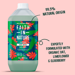 Image 5 for Faith In Nature Body Wash Aloe Vera 5L