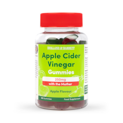 Image 1 for Apple Cider Vinegar 250mg with the Mother Apple Flavour 60 Gummies