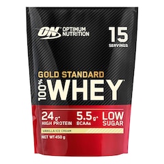 Optimum Nutrition Gold Standard 100% Whey Protein Vanilla Ice Cream 450g