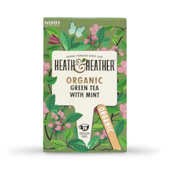 Organic Green Tea & Mint 20 Tea Bags