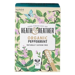 Heath & Heather Organic Peppermint Tea 20 Tea Bags