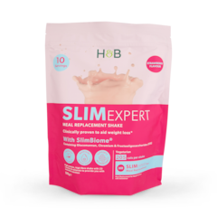Image 1 for Holland & Barrett SlimExpert Meal Replacement Shake Strawberry Flavour 520g