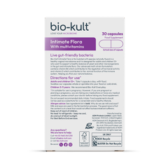 Image 2 for Intimate Flora, Women’s Health & Vaginal Microbiome Supplement 30 Capsules