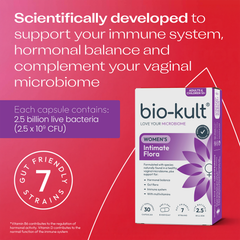 Image 4 for Intimate Flora, Women’s Health & Vaginal Microbiome Supplement 30 Capsules