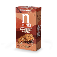 Gluten Free Chocolate Chip Oat Biscuit Breaks 160g