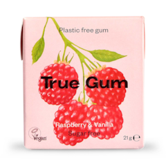 Raspberry & Vanilla Chewing Gum 21g