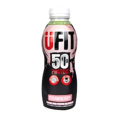 UFIT High 50g Protein Shake Strawberry 500ml