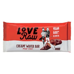 Love Raw 2 Vegan Cre&m Filled Wafer Bars 43g
