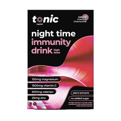 Tonic Health High Dose Night Time Immunity Drink Cherry & Chamomile Flavour 7 Sachets