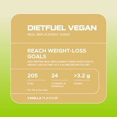 Diet Fuel Vegan Meal Replacement Shake Vanilla 880g