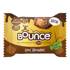 Bounce Dipped Dark Chocolate Brownie Protein Ball 40g