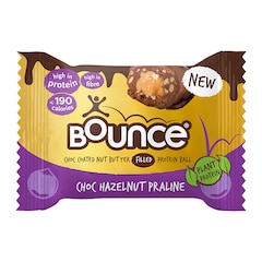Bounce Dipped Chocolate Hazelnut Praline Protein Ball 40g