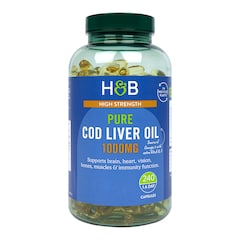 Pure Cod Liver Oil 1000mg 240 Capsules