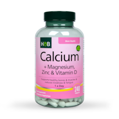 Calcium Magnesium Vitamin D & Zinc 240 Tablets