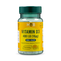 Image 1 for Vitamin D3 400 I.U. 10μg 120 Tablets