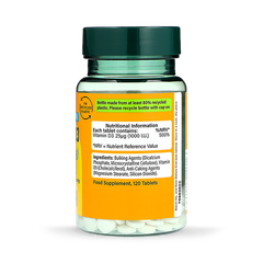 Image 2 for Vitamin D3 1000 I.U 25µg 120 Tablets