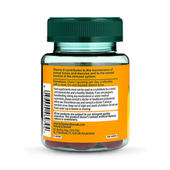 Image 3 for Vegetarian Vitamin D 1000 I.U. 25ug 30 Gummies