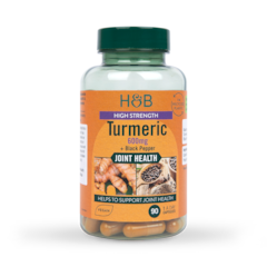 High Strength Turmeric 600mg with Black Pepper 90 Capsules