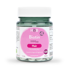 Image 1 for Biotin 1000ug 120 Tablets