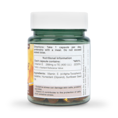 Image 3 for Natural Vitamin E 400iu 30 Capsules