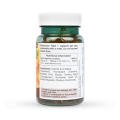 Image 3 for Vegan Natural Vitamin E 400IU 90 Capsules