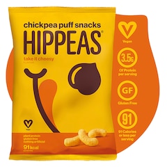 Hippeas Take it Cheesy Chickpea Puff Snacks 22g