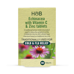 Image 1 for Echinacea with Vitamin C & Zinc 60 Tablets