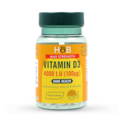 Image 1 for Vitamin D3 4000 I.U. 100ug 120 Tablets