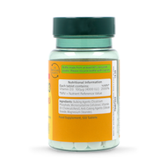 Image 2 for Vitamin D3 4000 I.U. 100ug 120 Tablets