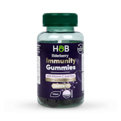 Image 1 for Elderberry Immunity Gummies with Vitamin C and Zinc 30 Gummies