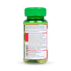 Image 2 for Holland and Barrett Kids Vitamin D & Calcium 30 Gummies