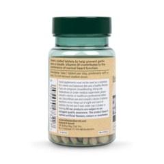 Image 2 for Enteric Coated Odourless Garlic 1000mg 120 Tablets