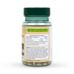 Image 3 for Enteric Coated Odourless Garlic 1000mg 120 Tablets