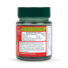 Image 2 for High Strength Co-Q10 100mg 30 Capsules