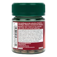 Holland & Barrett Iron & Vitamin C 14mg 30 Tablets