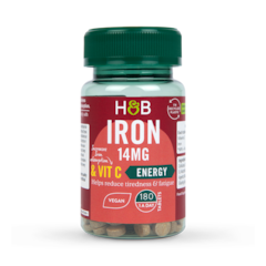 Image 1 for Iron & Vitamin C 14mg 180 Tablets