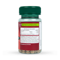 Image 3 for Iron & Vitamin C 14mg 180 Tablets