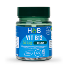 Image 1 for Vitamin B12 + Cyanacobalamin 500ug 120 Tablets