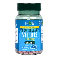 Holland & Barrett High Strength Slow Release Vitamin B12 1000ug 180 Tablets