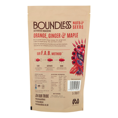 Image 2 for Orange, Ginger & Maple Activated Snacking Multipack 5 x 30g