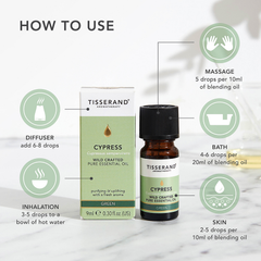 Image 4 for Cypress Wild Crafted Pure Essential Oil 9ml