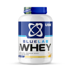 Blue Lab Whey Premium Protein Powder Vanilla 2kg