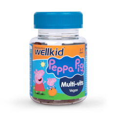 Image 1 for Wellkid Peppa Pig Multi-Vitamin Strawberry Flavour 30 Jellies