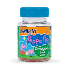 Wellkid Peppa Pig Omega 3 Orange Flavour 30 Jellies