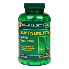 Saw Palmetto Capsules 450mg 200 Capsules