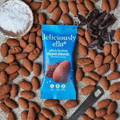 Image 2 for Salted Chocolate Dipped Almonds 30g