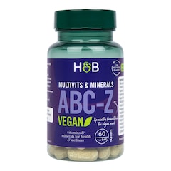 Holland & Barrett ABC to Z Vegan Multivitamins 60 Tablets
