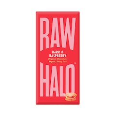 Raw Halo Vegan Dark & Raspberry Raw Chocolate 70g