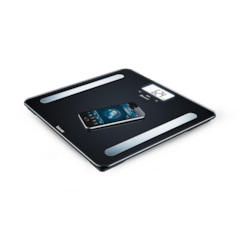 Image 2 for Diagnostic Bathroom Scale with HealthManager App, BF600 Black